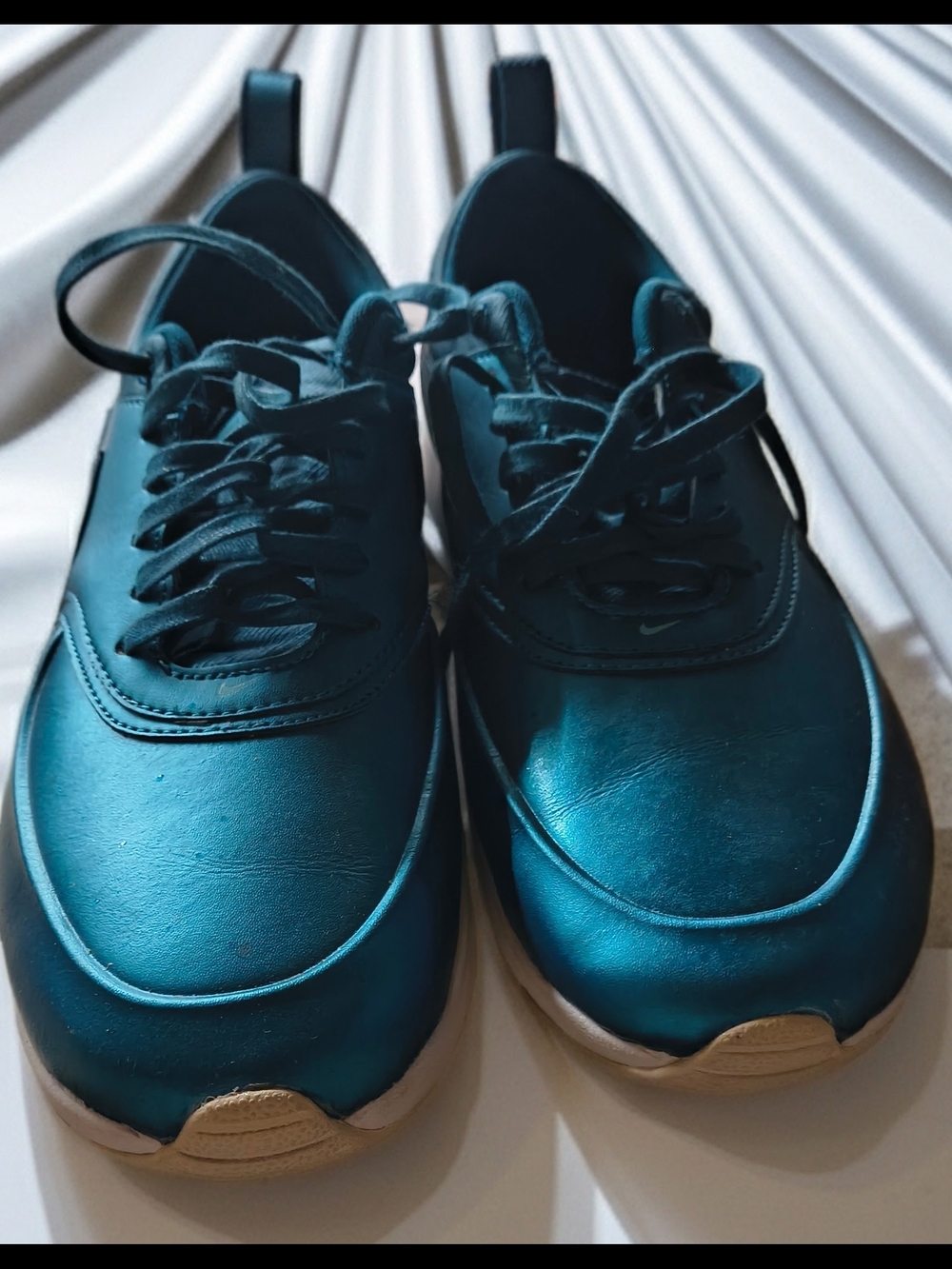 Nike Air Max Thea SE Metallic Dark Sea Blue Teal Sz 11 Women's Athletic Sneakers